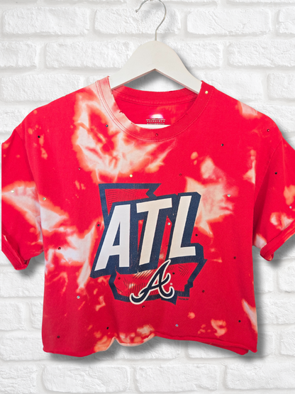 Atlanta Braves Crop Top -Medium