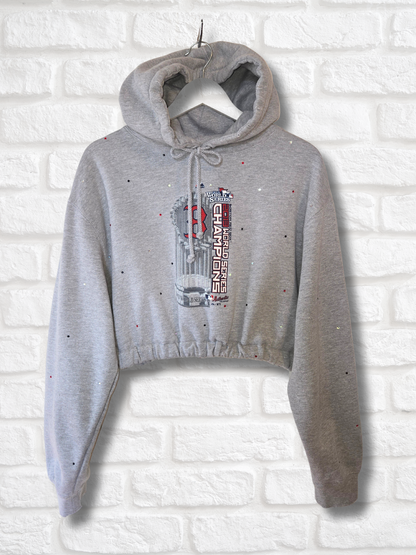 Boston Red Sox Crop Hoodie M/L