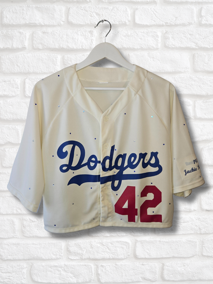 Los Angeles Dodgers Crop Jersey - Large