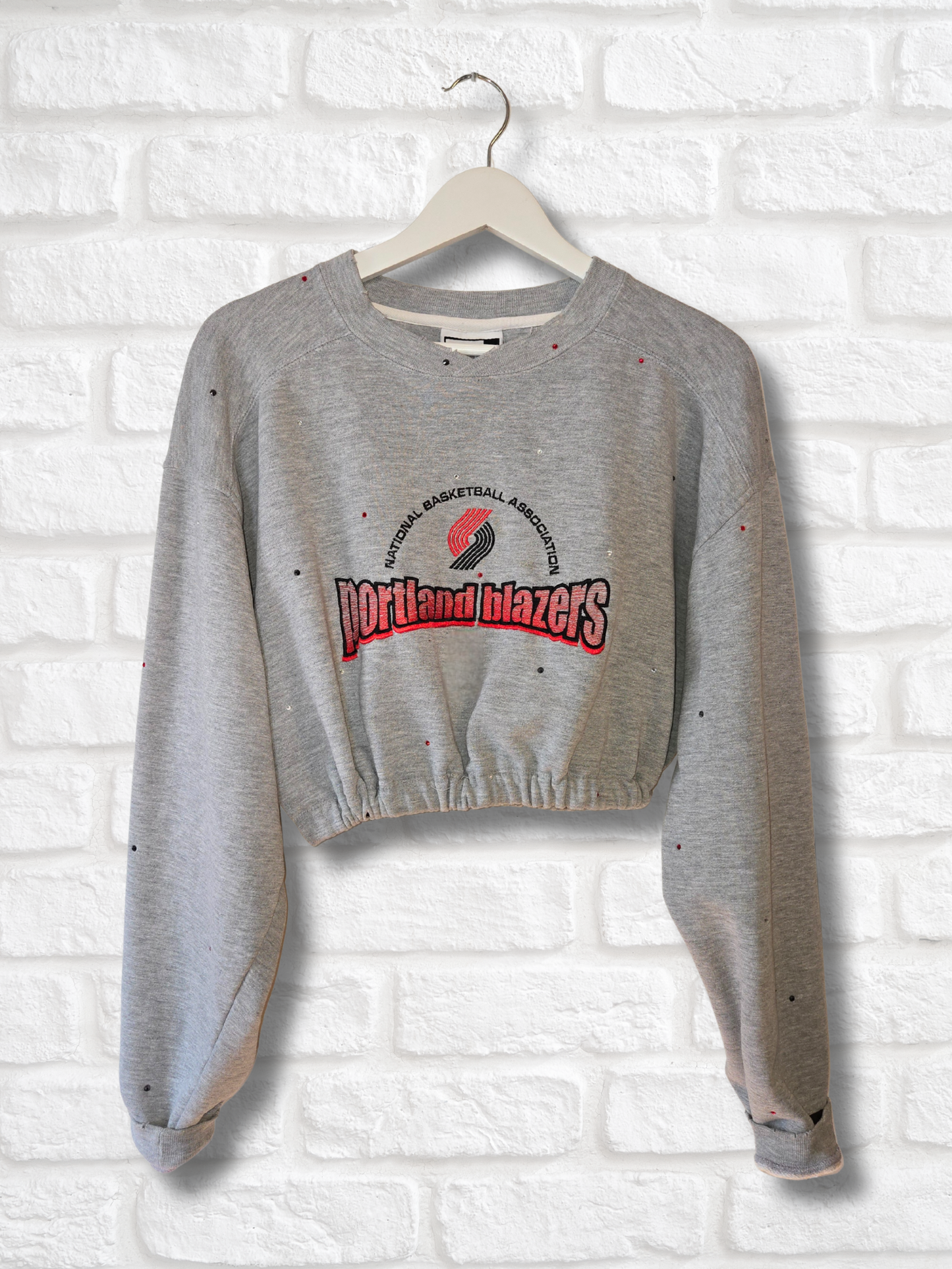 Portland Trail Blazers Crop Sweatshirt