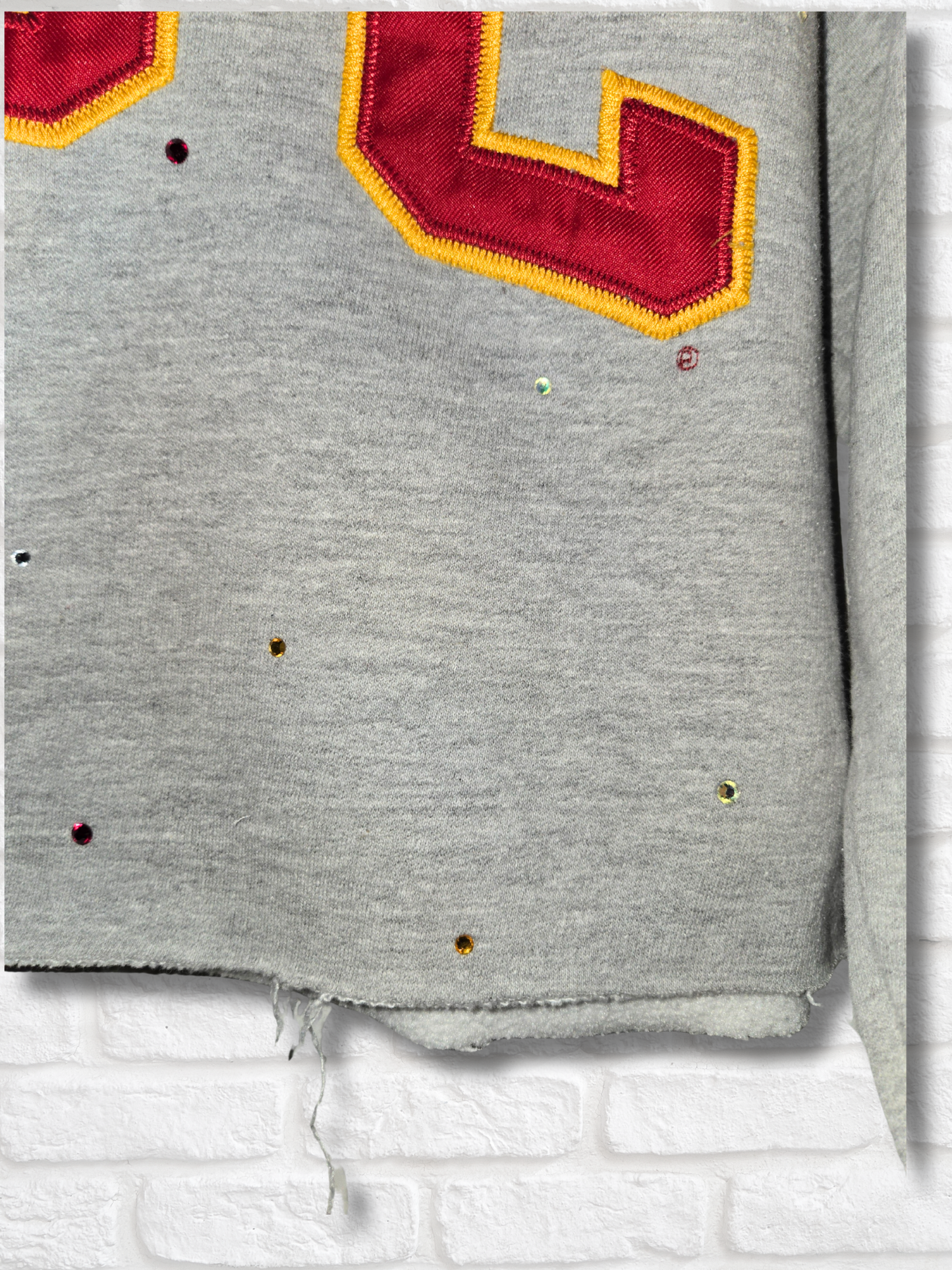 USC Trojans Crop Hoodie