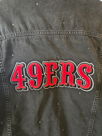 San Francisco 49ers Sherpa Lined Denim Jacket