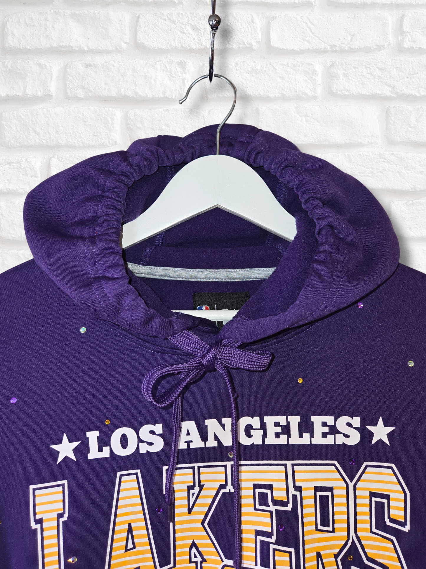 Los Angeles Lakers Crop Hoodie - Large