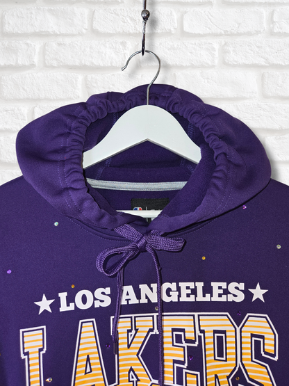 Los Angeles Lakers Crop Hoodie - Large