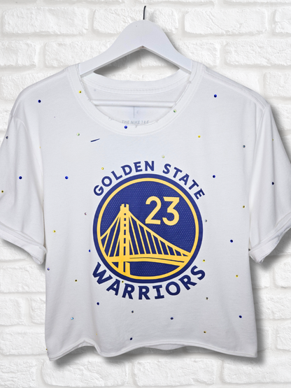 Golden State Warriors Crop Top - Large
