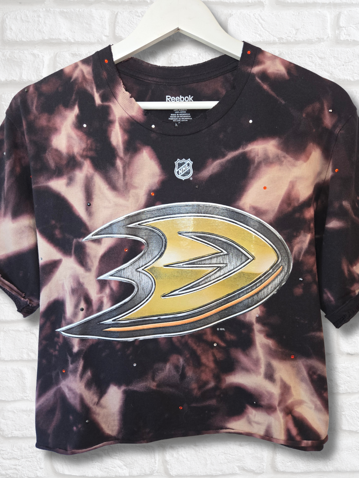 Anaheim Ducks Crop Top-Large