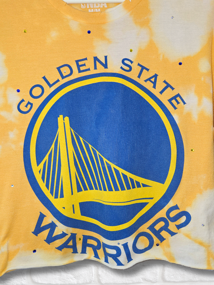 Golden State Warriors Crop Top- Medium