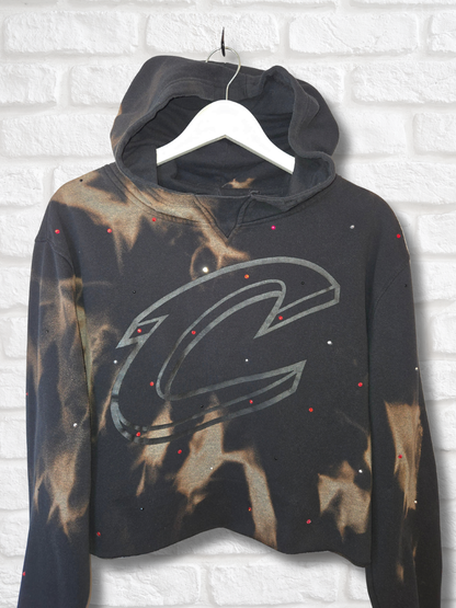 Cleveland Cavaliers Crop Hoodie - Large