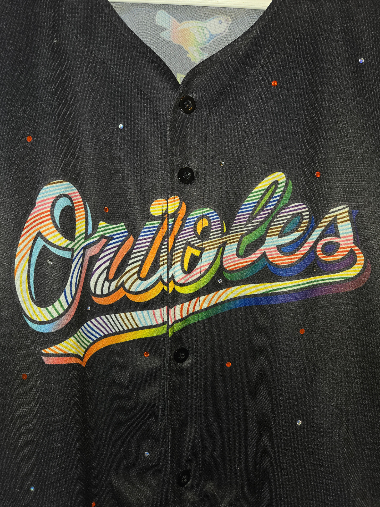 Baltimore Orioles Pride Crop Jersey - XL