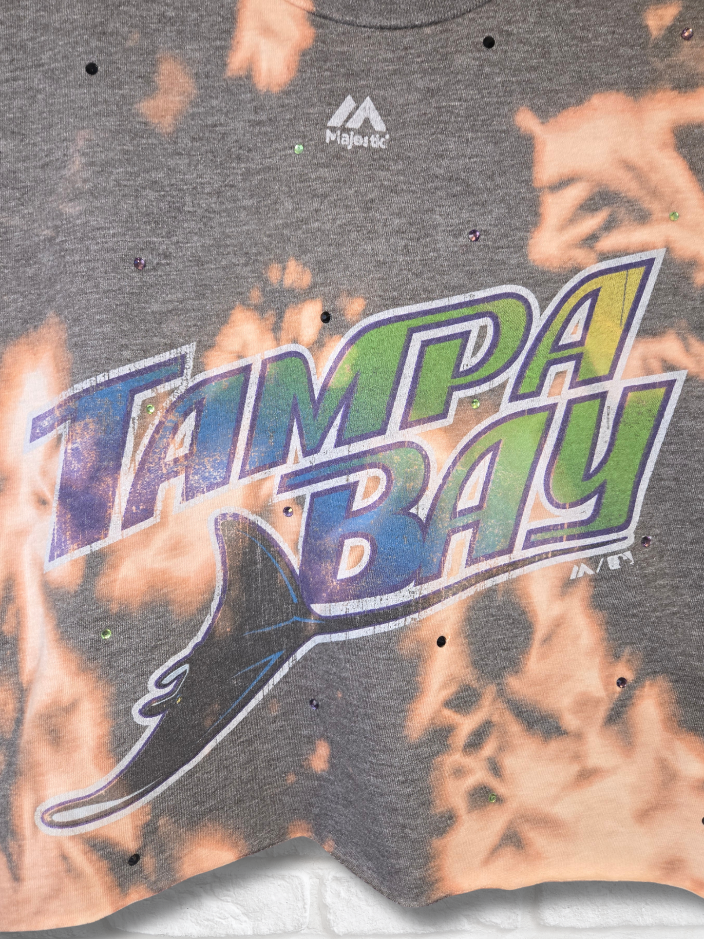 Tampa Bay Rays Crop Top- Small