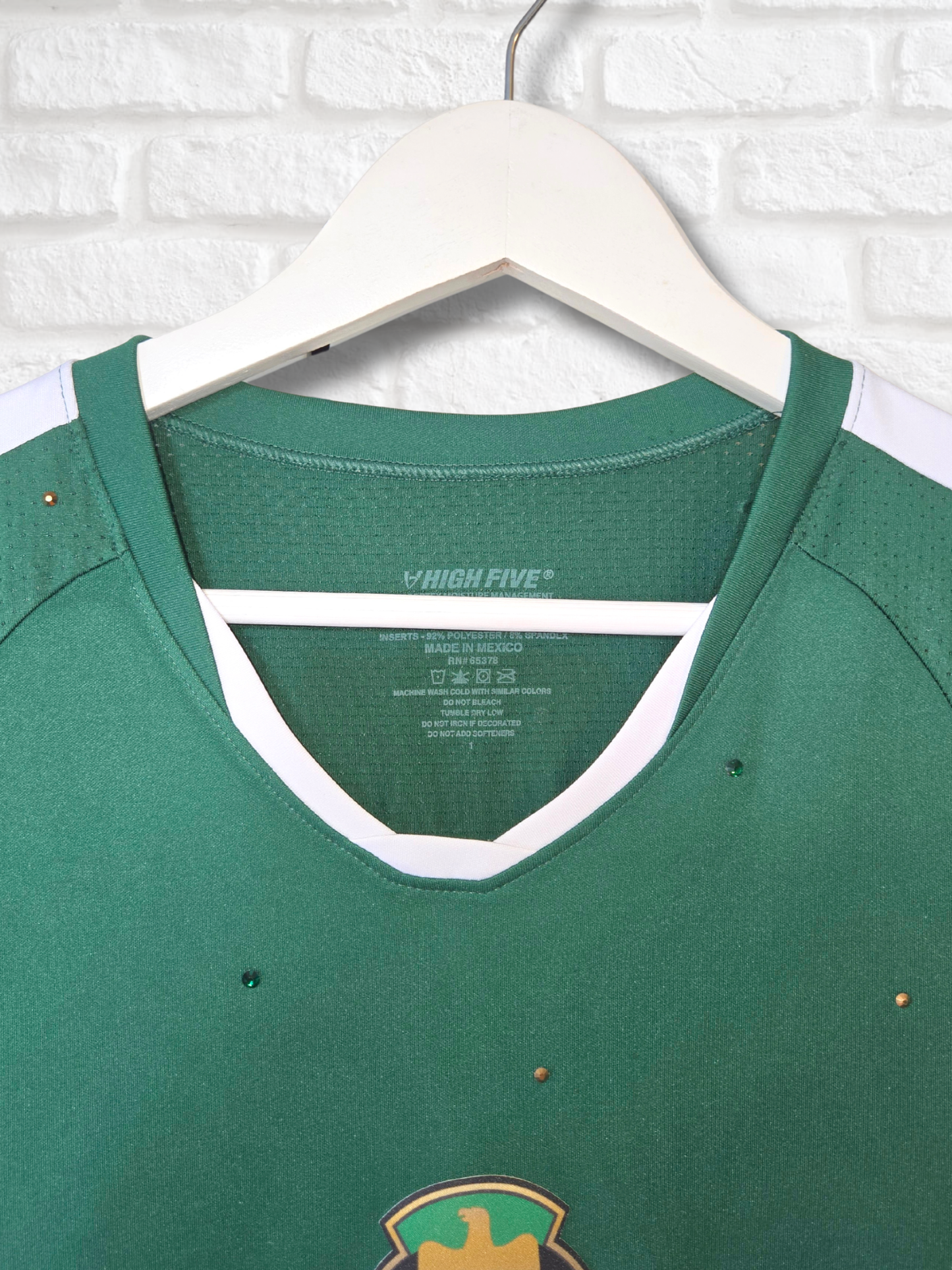 Team Mexico Ruffle Crop Top -  Medium