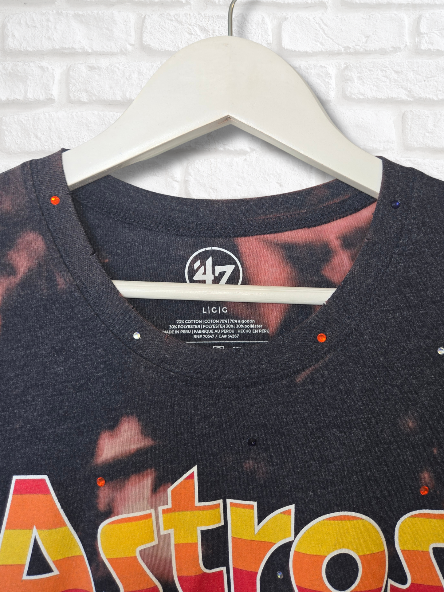 Houston Astros Crop Top- Large