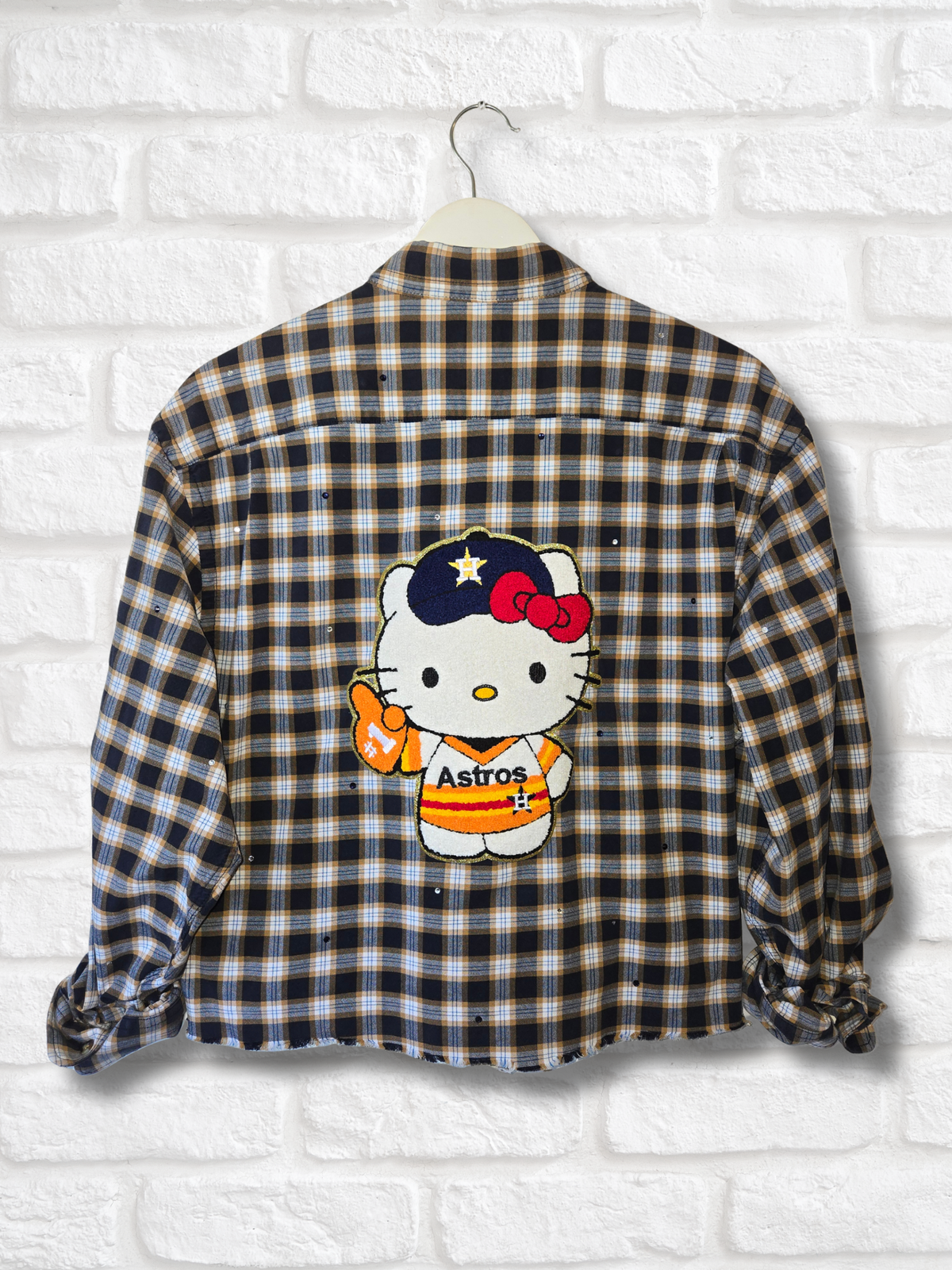 Astros HK Crop Flannel