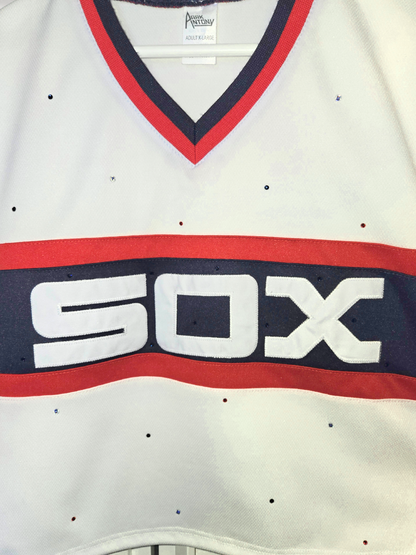 Chicago White Sox Crop Jersey-XL