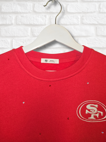 San Francisco 49ers Crop Sweatshirt- Small