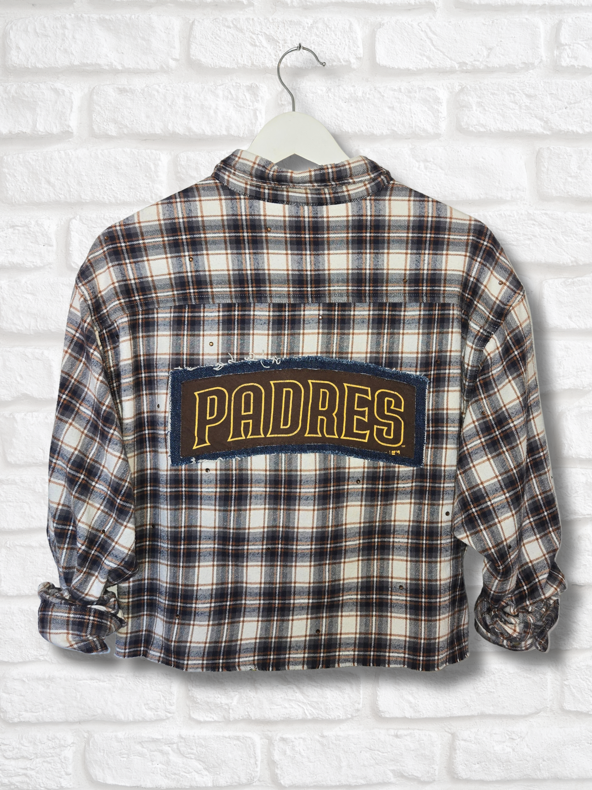 San Diego Padres Crop Flannel- Large