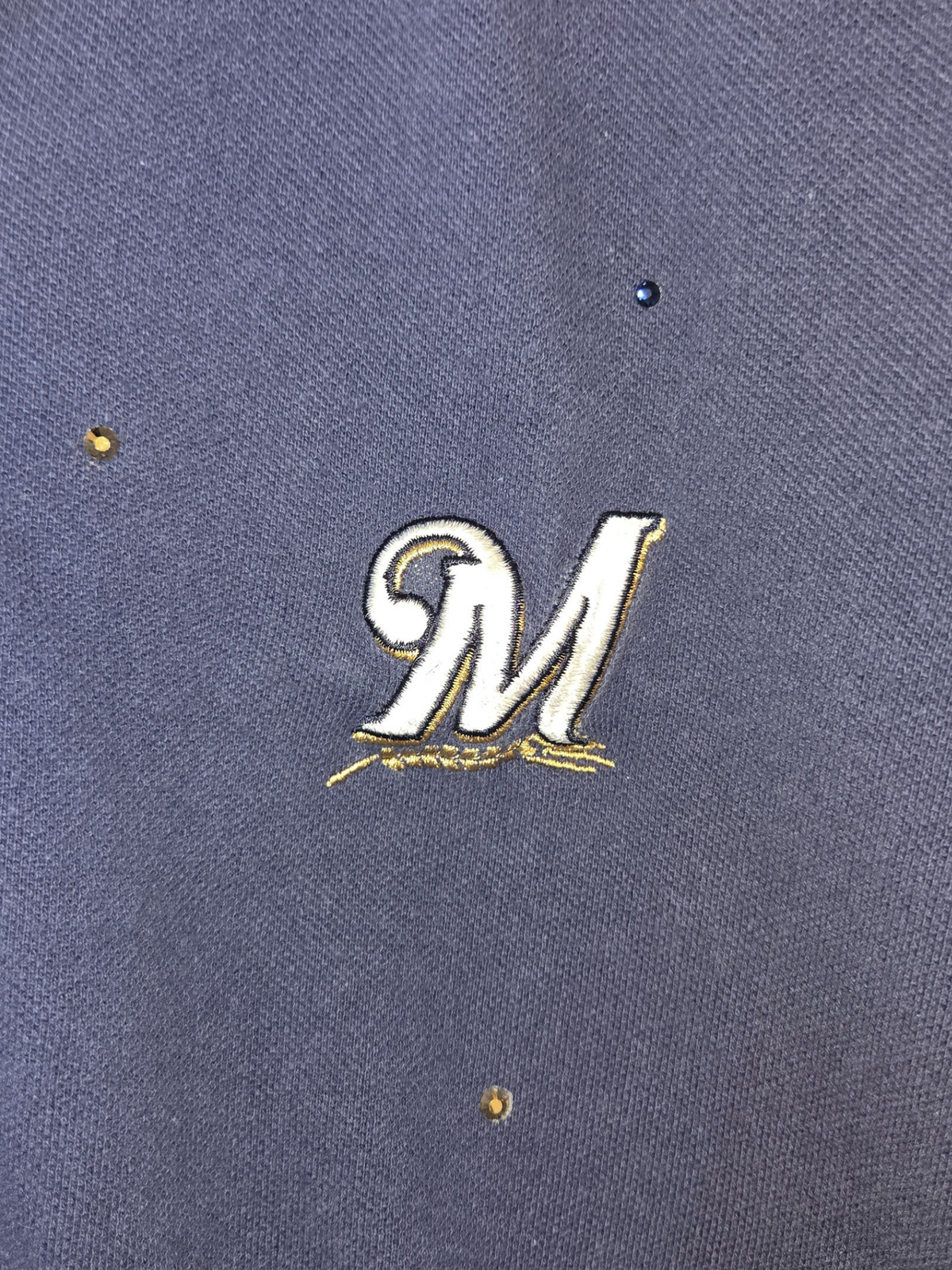 Milwaukee Brewers Crop Polo- Large