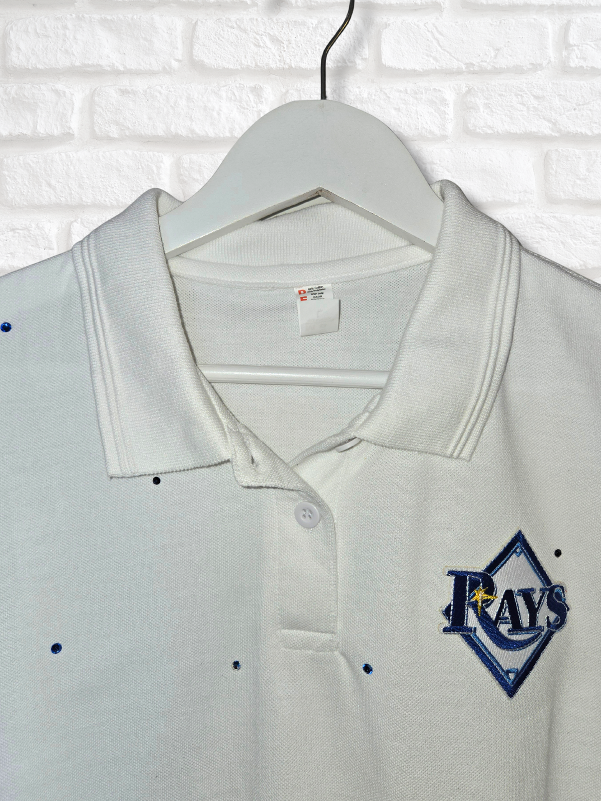 Tampa Bay Rays Crop Polo- Medium