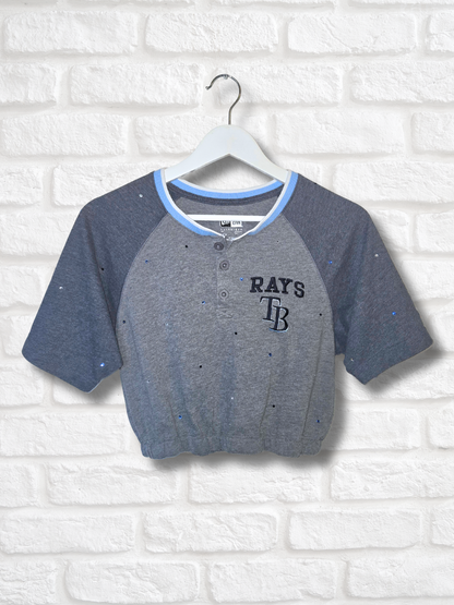 Tampa Bay Rays Crop Top- Small