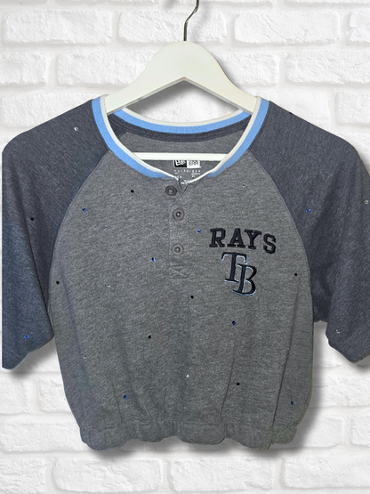 Tampa Bay Rays Crop Top- Small