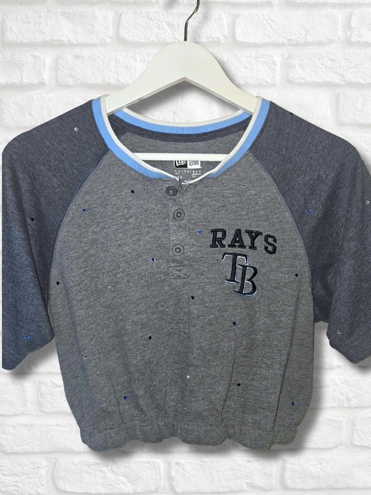 Tampa Bay Rays Crop Top- Small