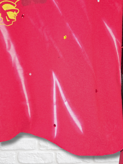 USC Trojans Long Sleeve Crop Top