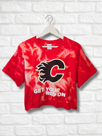 Calgary Flames Crop Top