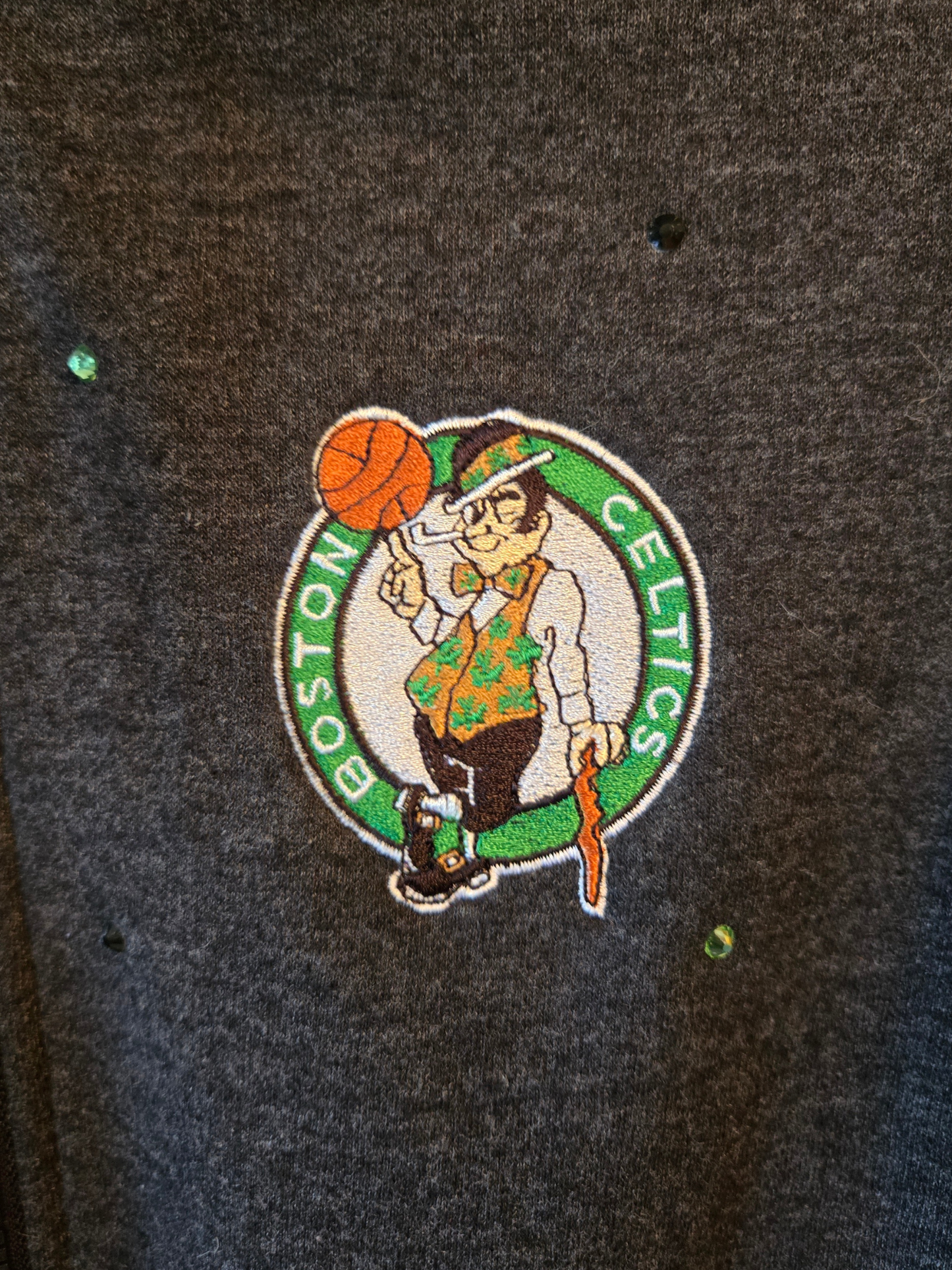 Boston Celtics Crop Hoodie - Medium