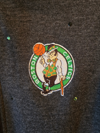 Boston Celtics Crop Hoodie - Medium