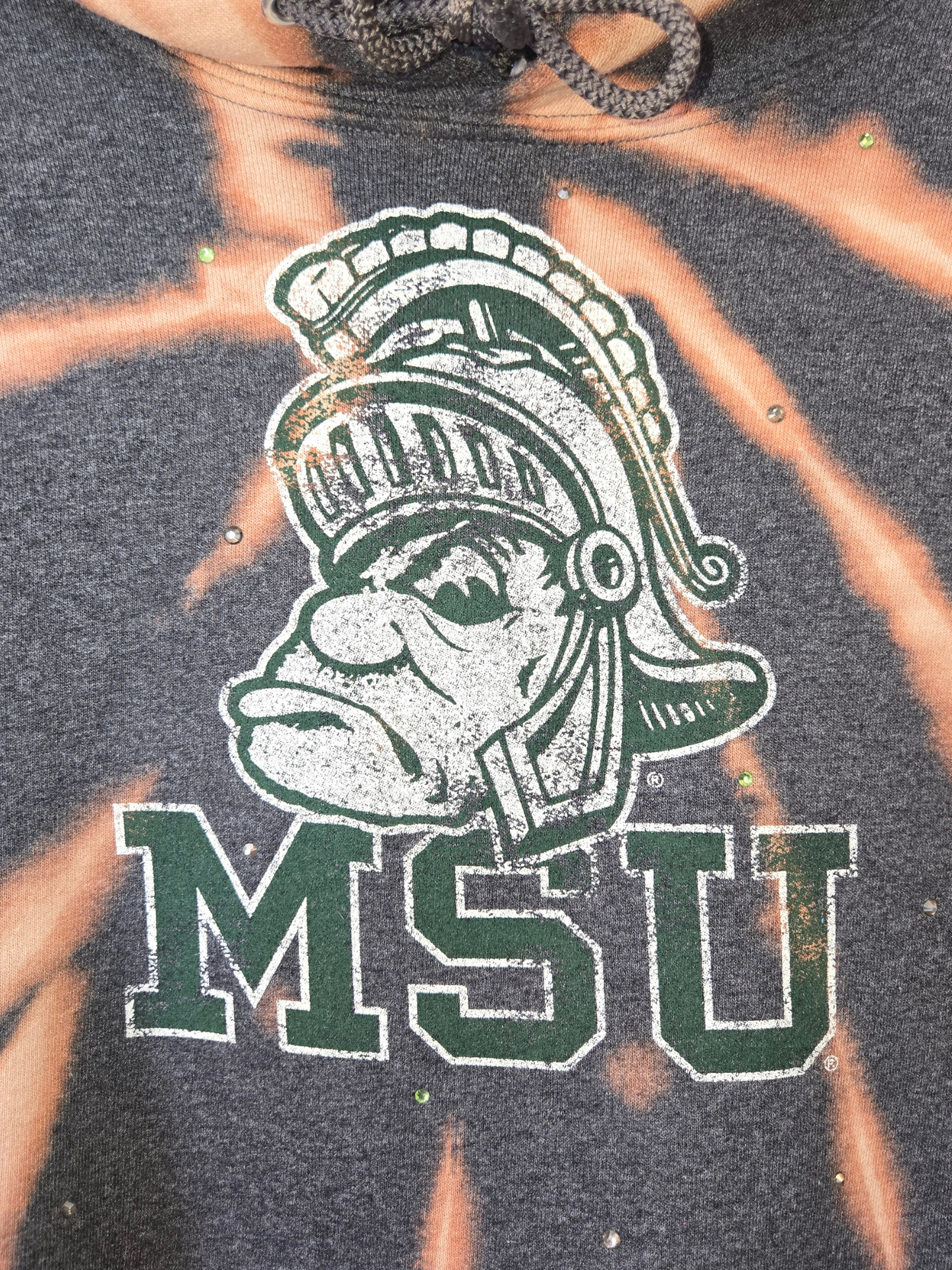 Michigan State Spartans Crop Hoodie