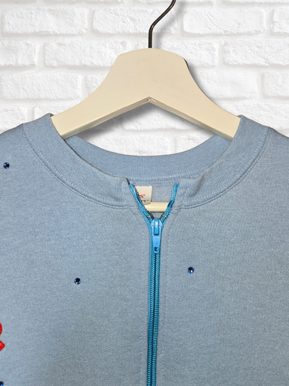St. Louis Cardinals Crop Zip-Up Sweatshirt