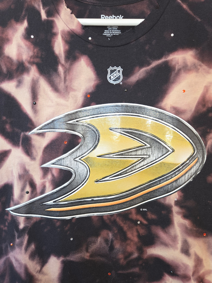 Anaheim Ducks Crop Top-Large