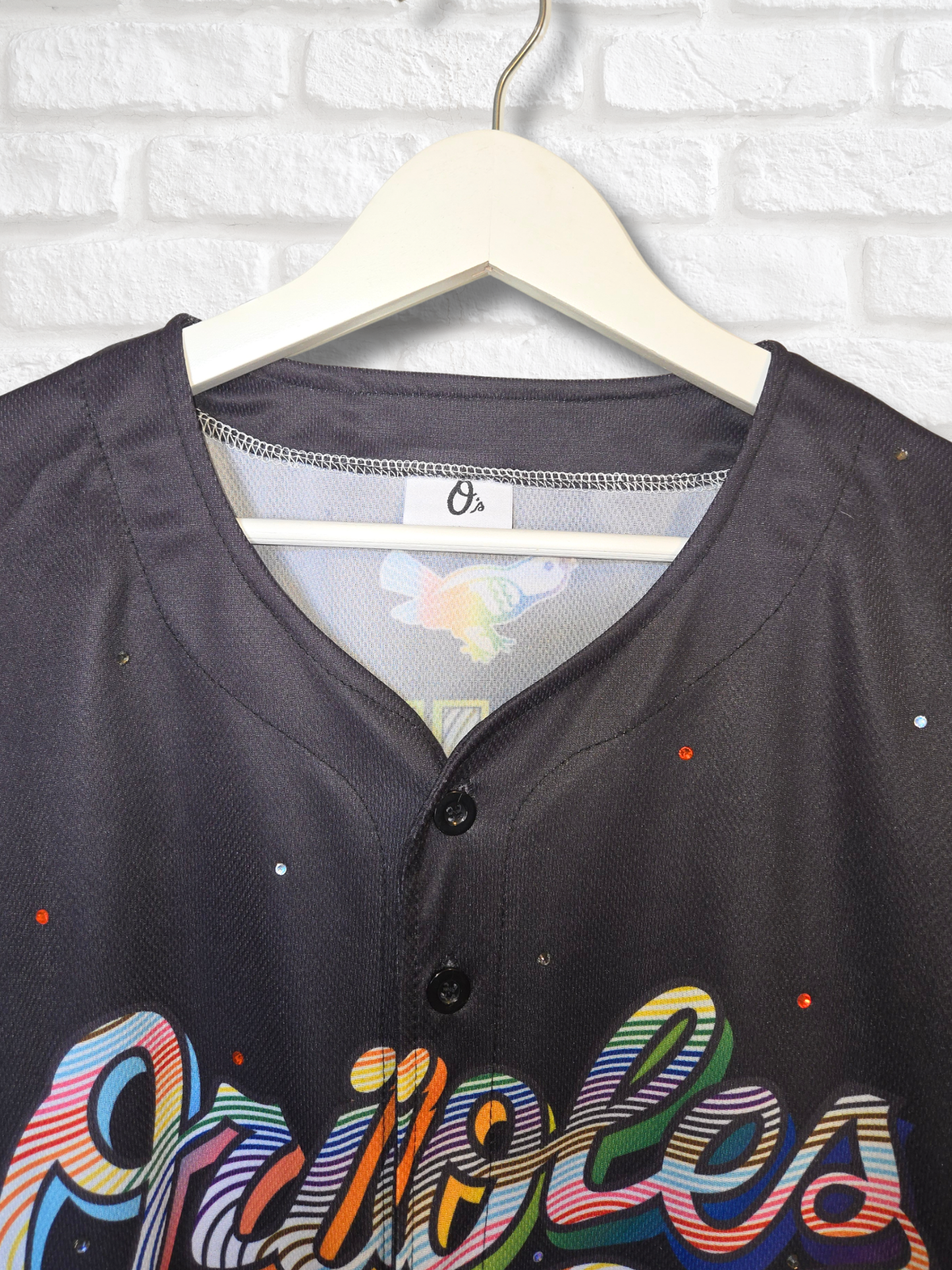 Baltimore Orioles Pride Crop Jersey - XL