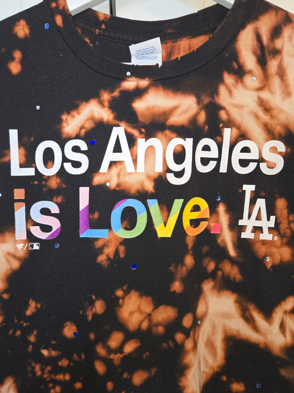 Los Angeles Dodgers Pride Crop Top - Large