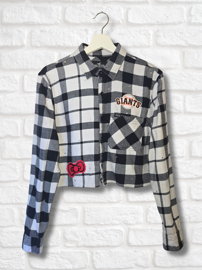 Giants HK Crop Flannel