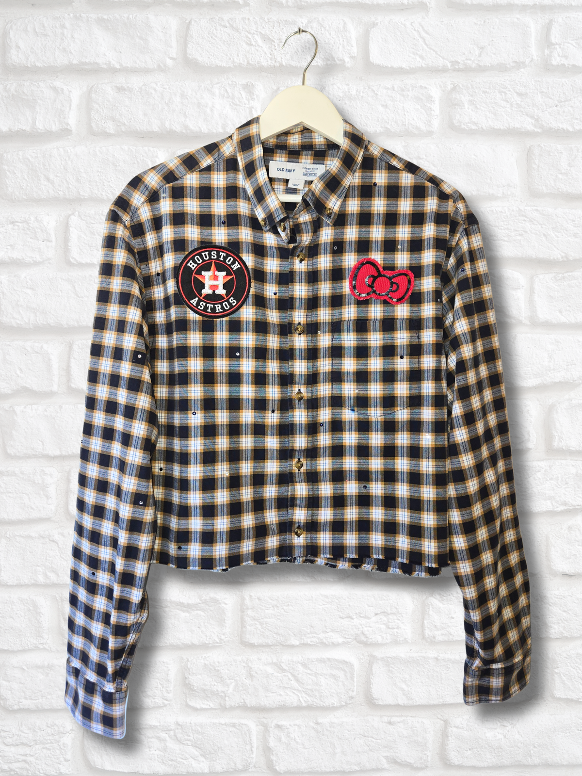 Astros HK Crop Flannel