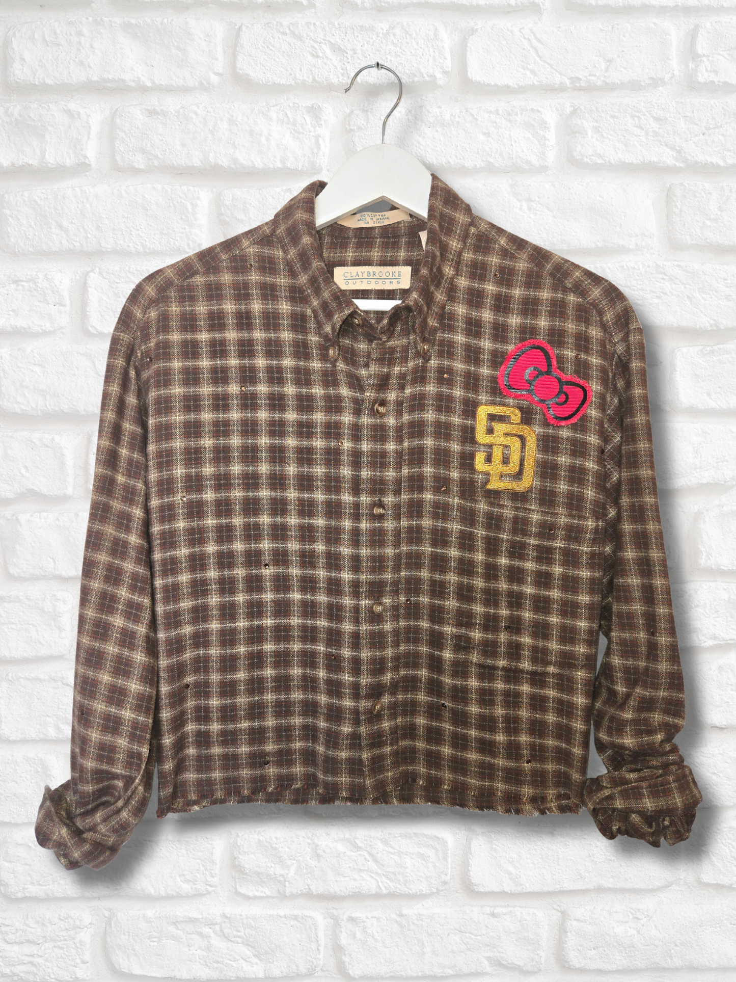 San Diego Padres HK Crop Flannel- XL