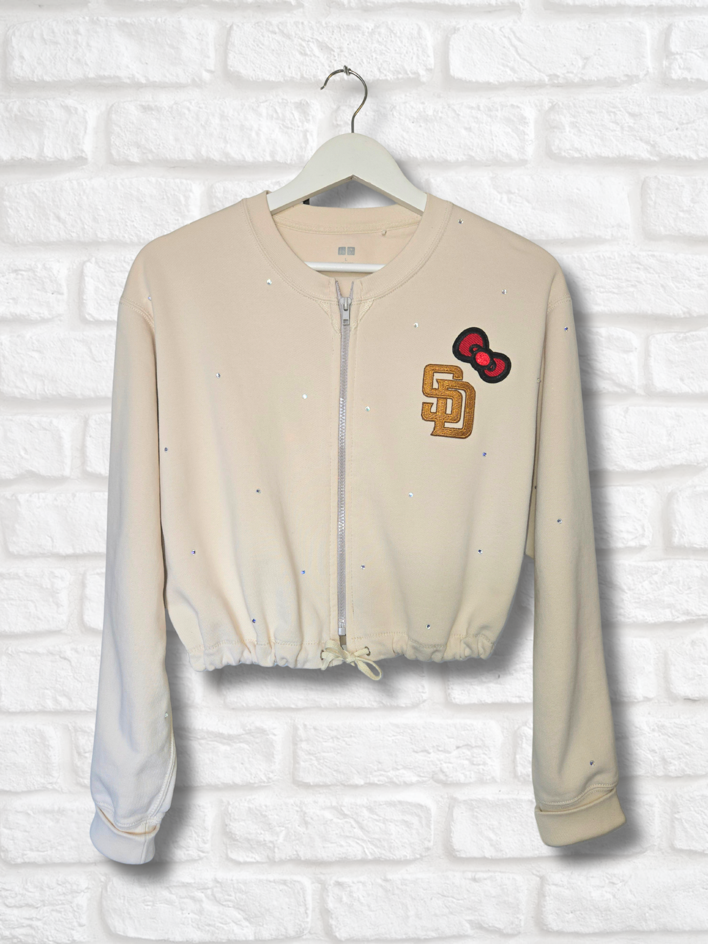 San Diego Padres HK Crop Zip-Up Sweatshirt