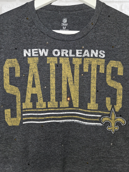 New Orleans Saints Crop Top- Small