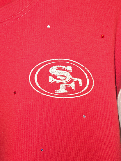 San Francisco 49ers Crop Sweatshirt- Small