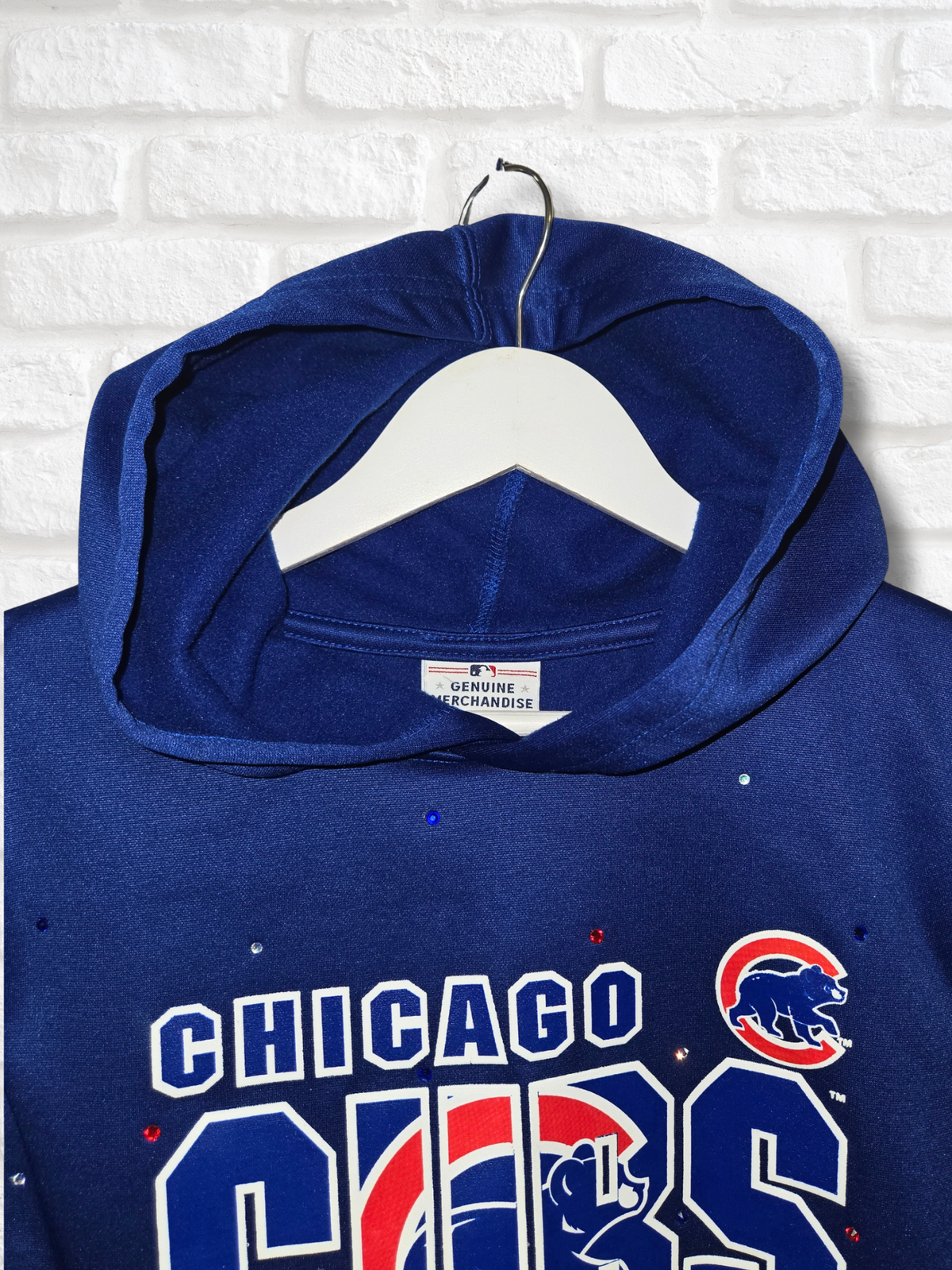 Chicago Cubs Crop Hoodie- Small