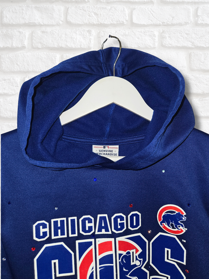 Chicago Cubs Crop Hoodie- Small