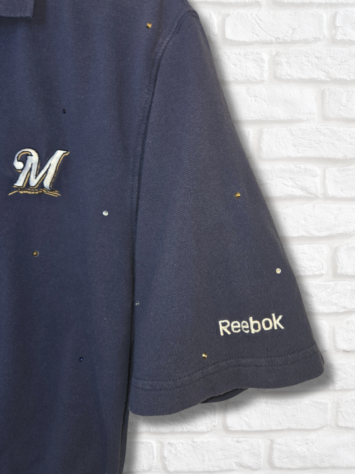 Milwaukee Brewers Crop Polo- Large