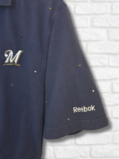 Milwaukee Brewers Crop Polo- Large