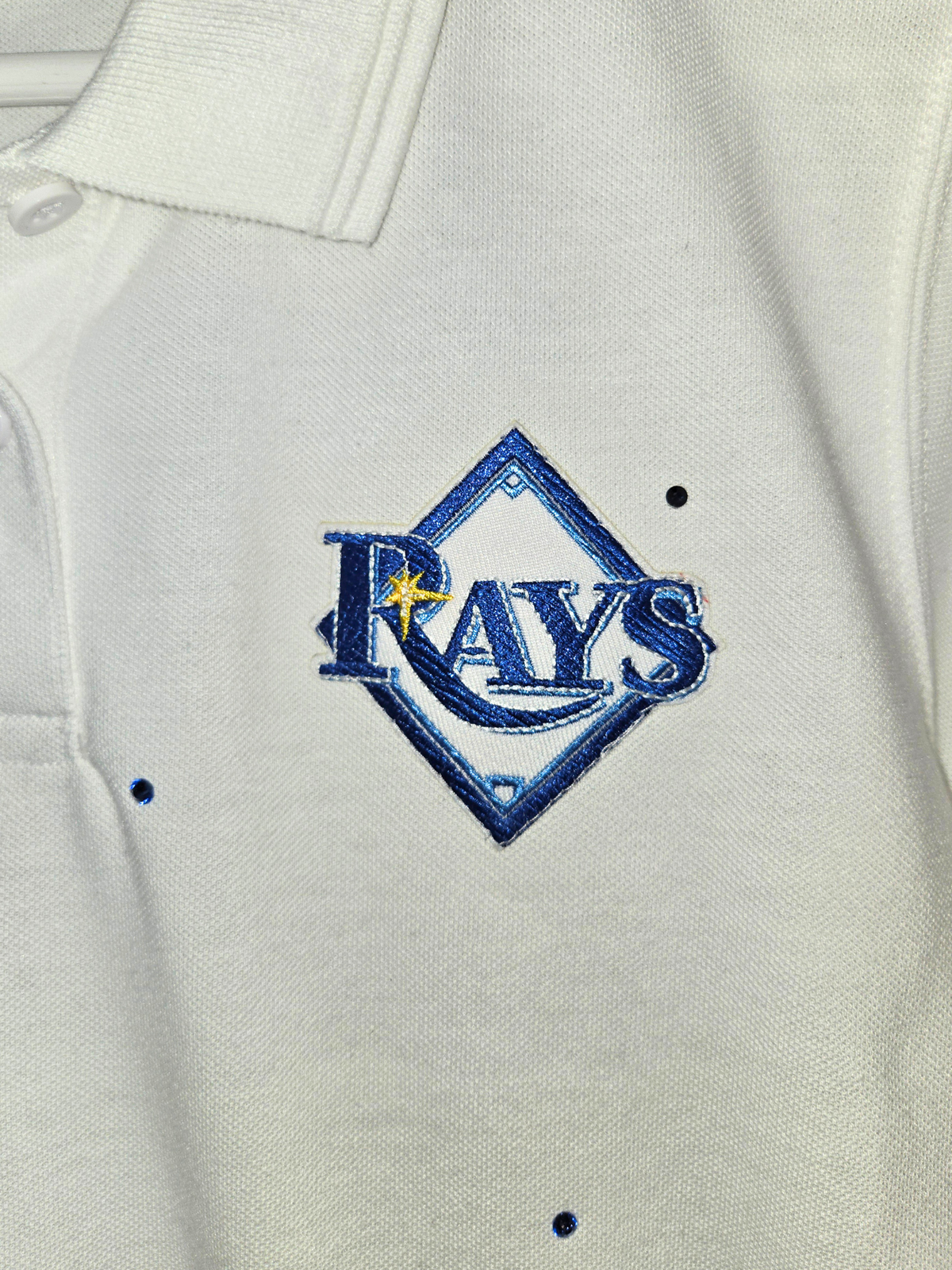 Tampa Bay Rays Crop Polo- Medium