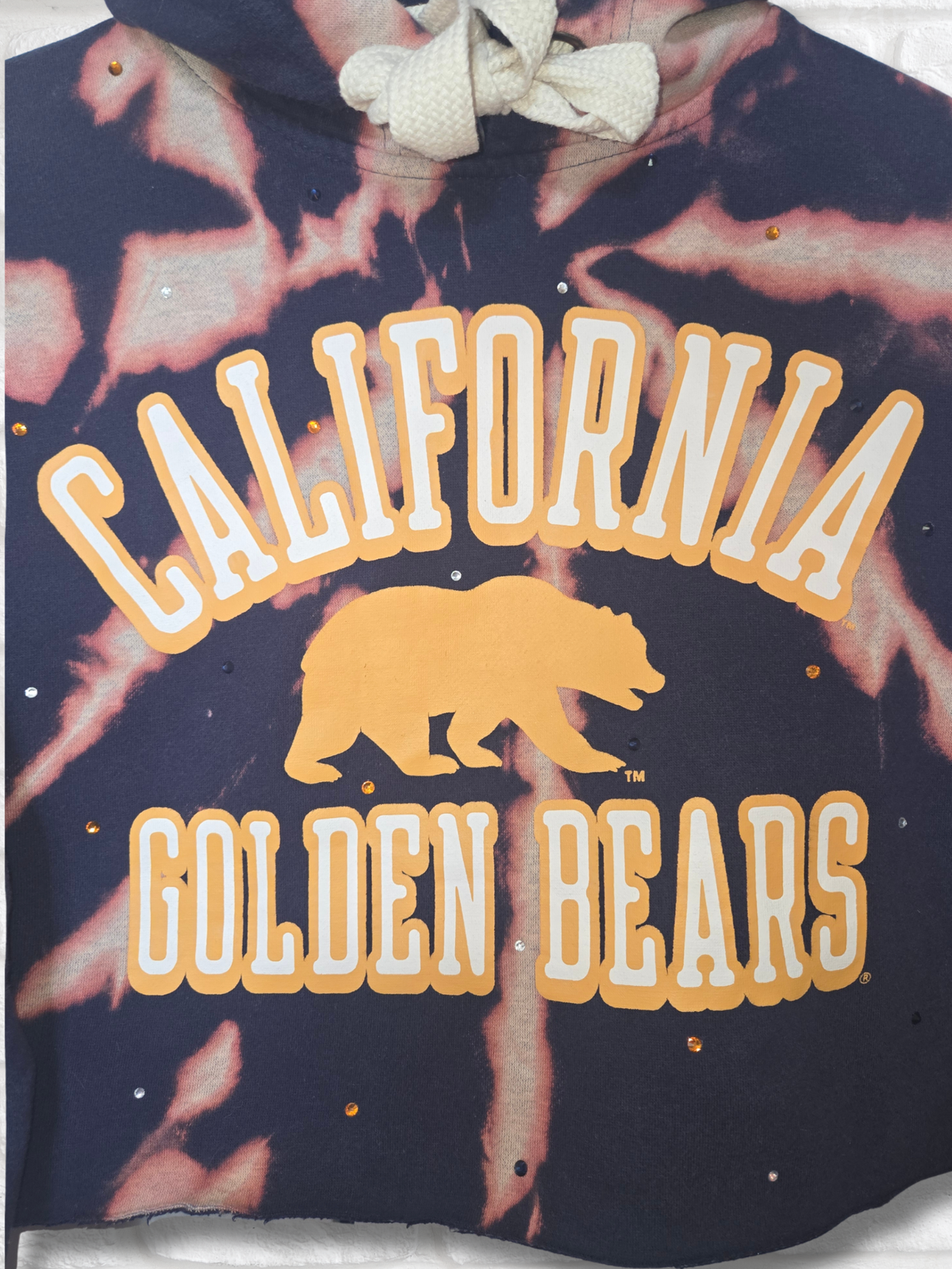 California Golden Bears Crop Hoodie-Small