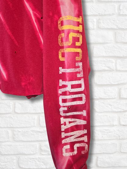 USC Trojans Long Sleeve Crop Top