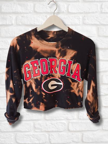 Georgia Bulldogs Crop Top