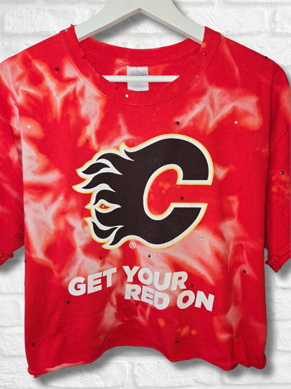 Calgary Flames Crop Top