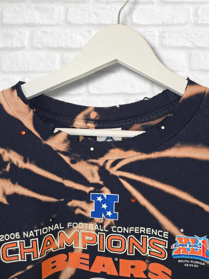 Chicago Bears Long Sleeve Crop Top